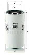 Масляный фильтр MANN-FILTER W 950/36