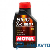 Масло моторное синтетическое Motul 8100 X-CLEAN + 5W-30, 1л