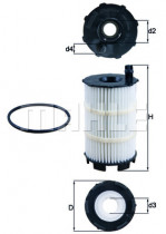 Масляный фильтр MAHLE OX 350/4D