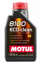 Масло моторное синтетическое MOTUL 8100 ECO-CLEAN 0W-30 1л 102888