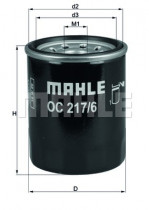 Масляный фильтр MAHLE OC 217/6