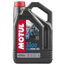 Масло моторное минеральное Motul 3000 4T Road V-Twin SAE 20W-50 4л. 107319