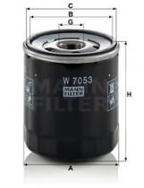 Масляный фильтр MANN-FILTER W 7053