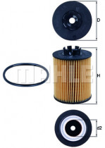 Масляный фильтр MAHLE OX 173/2D