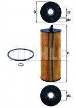 Масляный фильтр MAHLE OX 361/4D