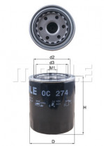 Масляный фильтр MAHLE OC 274