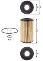 Масляный фильтр MAHLE OX 153D3