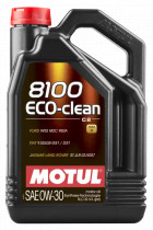 Масло моторное синтетичесское MOTUL 8100 ECO-CLEAN 0W-30 5л 102889