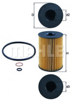 Масляный фильтр MAHLE OX 353/7D