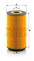 Масляный фильтр MANN-FILTER HU 8010 Z