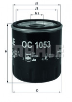 Масляный фильтр MAHLE OC 1053