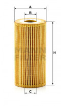 Масляный фильтр MANN-FILTER HU 7027 Z