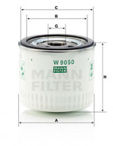 Масляный фильтр MANN-FILTER W 9050