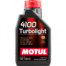 Масло моторное полусинтетическое Motul 4100 TURBOLIGHT 10W-40 1. 108644