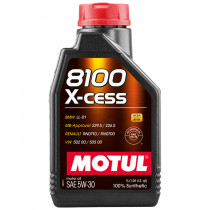 Масло моторное синтетическое Motul 8100 X-Cess SAE 5W-30 1л. 108944
