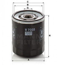 Масляный фильтр MANN-FILTER W 7058