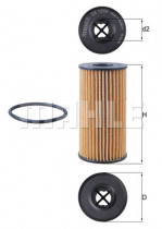 Масляный фильтр MAHLE OX 1308D