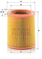 Воздушный фильтр MANN-FILTER C 1472