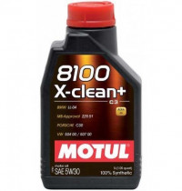 Масло моторное синтетичесское Motul 8100 X-Clean+ 5W-30 1л 106376