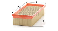 Воздушный фильтр MANN-FILTER C 2584