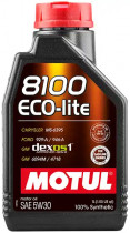 Масло моторное синтетическое Motul 8100 ECO-LITE 5W-30 1л 108212