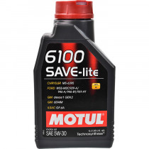 Масло моторное синтетическое Motul 6100 Save-lite SAE 5W-30 1л. 107956