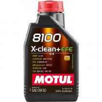 Масло моторное синтетическое Motul 8100 X-clean EFE SAE 0W-30 1л. 111657