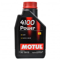 Масло моторное полусинтетическое Motul 4100 Power SAE 15W-50 1л. 102773