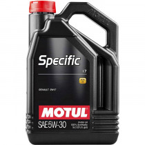 Масло моторное синтетическое Motul Specific 17 SAE 5W-30 5л. 109841