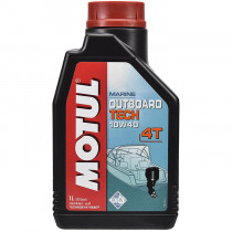Масло моторное полусинтетическое Motul Outboard Tech 4T 10W-40 1л. 106397