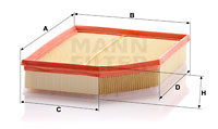 Воздушный фильтр MANN-FILTER C 29 021