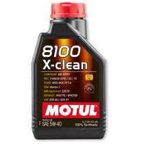 Масло моторное синтетическое Motul 8100 X-clean SAE 5W-40 1л. 102786