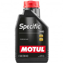 Моторное масло синтетическое Motul Specific Porsche A40 SAE 0W-40 1л. 112074