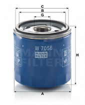 Масляный фильтр MANN-FILTER W 7056