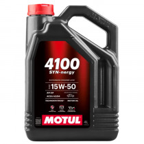 Масло моторное синтетическое Motul 4100 Syn-nergy SAE 15W-50 4л. 113162