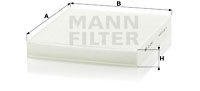 Фильтр MANN-FILTER CU 2545