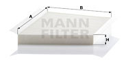 Фильтр MANN-FILTER CU 3172