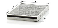 Фильтр MANN-FILTER CUK 3054