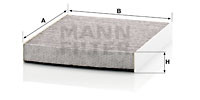 Фильтр MANN-FILTER CUK 2442