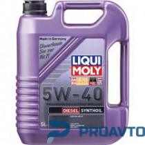 Liqui Moly Масло моторное синтетическое LiquiMoly Diesel Synthoil 5W-40, 5л 1927