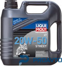 Liqui Moly Масло моторное минеральное LiquiMoly RACING 4T 20W-50, 4л 1696