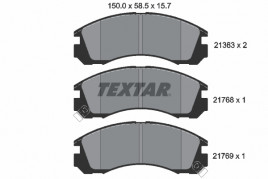 Комплект тормозных колодок, дисковый тормоз TEXTAR 2136301
