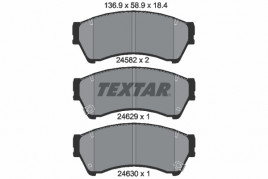 Комплект тормозных колодок, дисковый тормоз TEXTAR 2458202