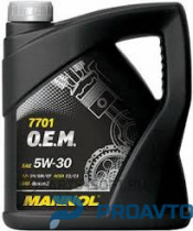 Масло моторное синтетическое Mannol Energy Formula OP 5W-30, 5л
