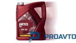 Масло моторное синтетическое Mannol Diesel TDI 5W-30, 5л