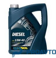 Масло моторное минеральное Mannol DIESEL 15W-40, 5л