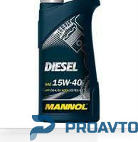 Масло моторное минеральное Mannol DIESEL 15W-40, 1л