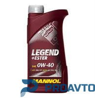 Масло моторное синтетическое Mannol LEGEND+ESTER 0W-40, 1л