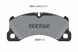 Комплект тормозных колодок, дисковый тормоз TEXTAR 2500701