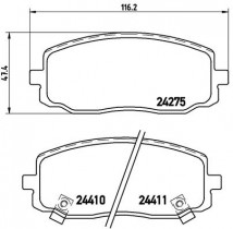 Комплект тормозных колодок, дисковый тормоз BREMBO P 30 032